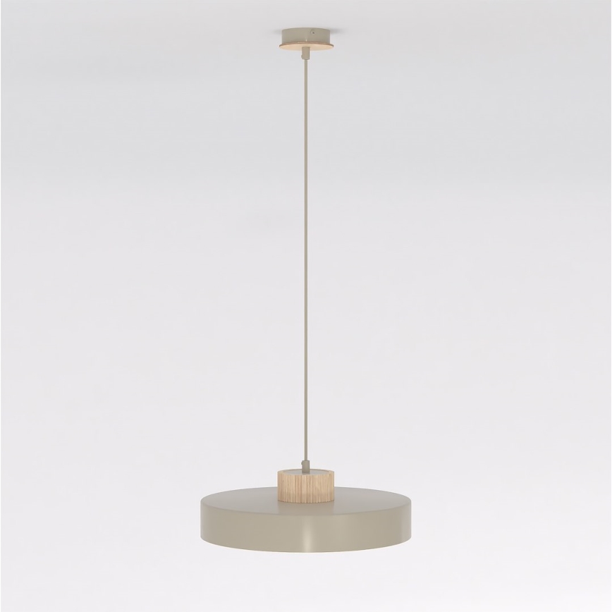 Suspension sur câble KIVI 1xE27/15W/230V beige