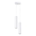 Suspension sur câble LAGOS 2xGU10/10W/230V blanche