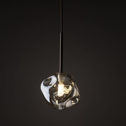 Suspension sur câble LAVA 1xG9/8W/230V bronze/beige fumé