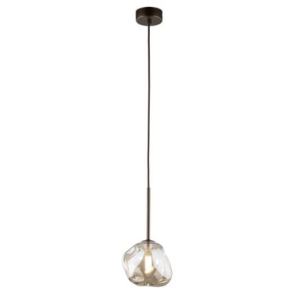 Suspension sur câble LAVA 1xG9/8W/230V bronze/beige fumé