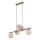 Suspension sur câble LAVA 5xG9/8W/230V beige / beige fumé