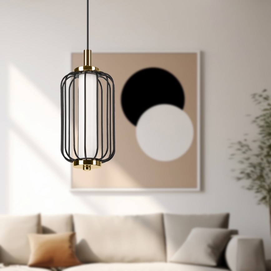 Suspension sur câble LED BONNIE LED/10W/230V 3000K noir