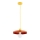 Suspension sur câble LITO 1xE27/15W/230V cuivrée/jaune