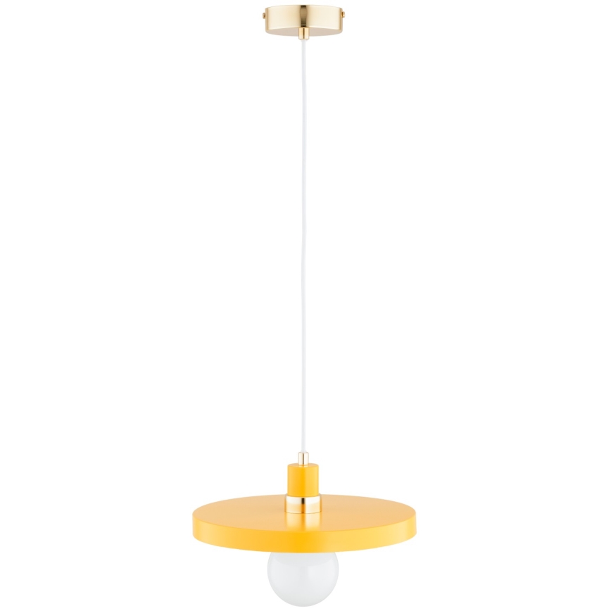 Suspension sur câble LITO 1xE27/15W/230V jaune