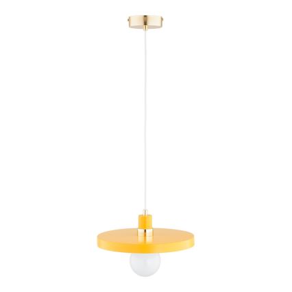 Suspension sur câble LITO 1xE27/15W/230V jaune