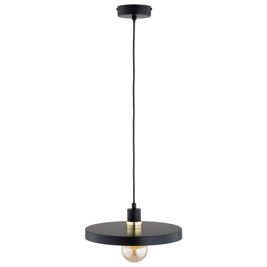 Suspension sur câble LITO 1xE27/15W/230V noire
