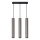 Suspension sur câble LUNGOMARE 3xGU10/10W/230V chrome mat