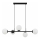 Suspension sur câble MADDIE 5xE14/5W/230V noire