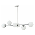 Suspension sur câble MADDIE 6xE14/5W/230V chrome brillant