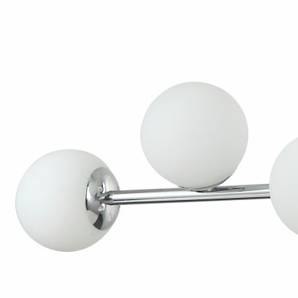 Suspension sur câble MADDIE 6xE14/5W/230V chrome brillant