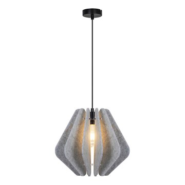 Suspension sur câble MARGARET 1xE27/40W/230V grise