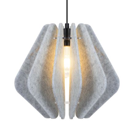 Suspension sur câble MARGARET 1xE27/40W/230V grise