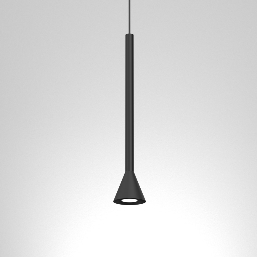 Suspension sur câble MAZZO 1xGU10/8W/230V noire