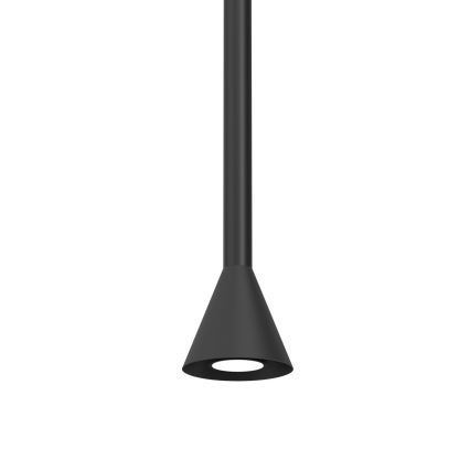 Suspension sur câble MAZZO 1xGU10/8W/230V noire