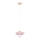 Suspension sur câble MIKO 1xE27/15W/230V rose/beige