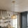 Suspension sur câble MILOU 1xE27/15W/230V dorée / beige fumée