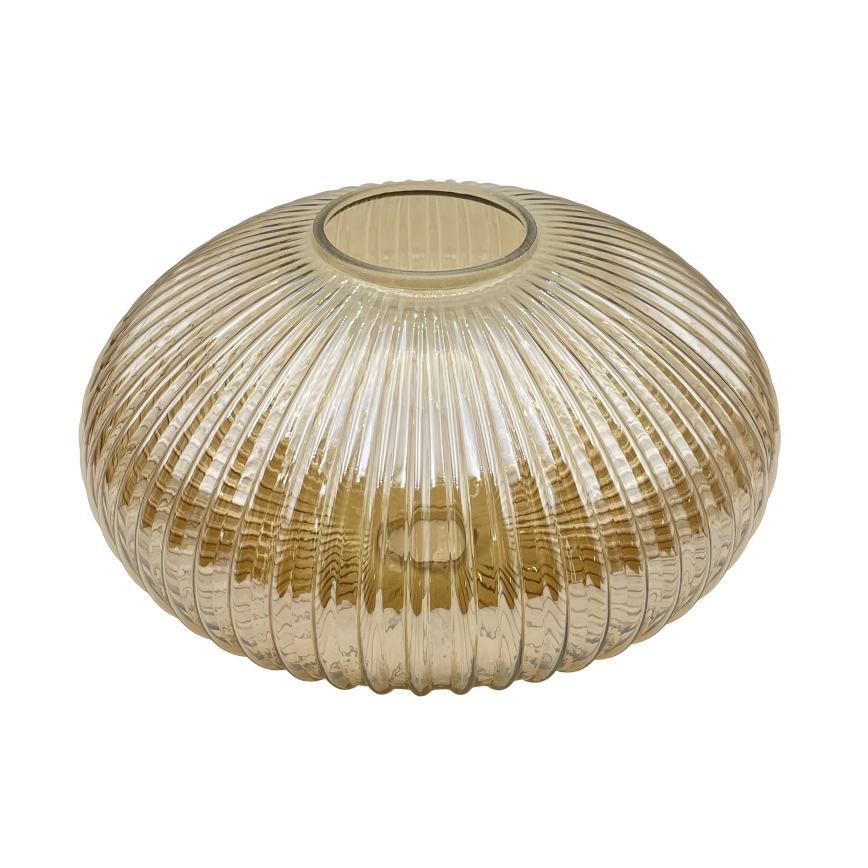 Suspension sur câble MILOU 1xE27/15W/230V dorée / beige fumée