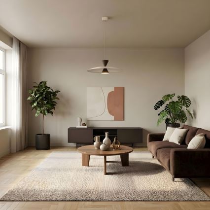 Suspension sur câble MISTIC 1xGX53/15W/230V beige