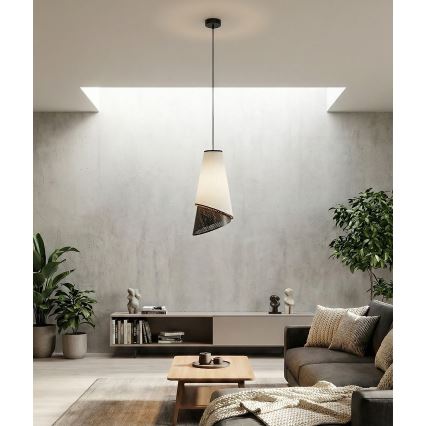 Suspension sur câble MODA 1xE27/15W/230V gris/noir
