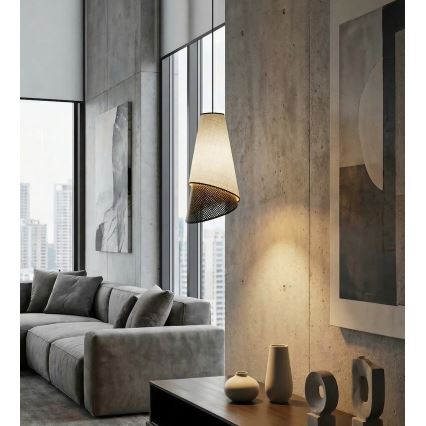 Suspension sur câble MODA 1xE27/15W/230V gris/noir