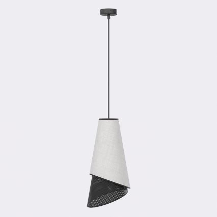 Suspension sur câble MODA 1xE27/15W/230V gris/noir