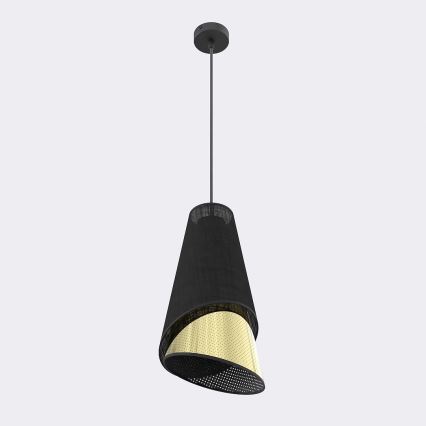 Suspension sur câble MODA 1xE27/15W/230V noir/doré