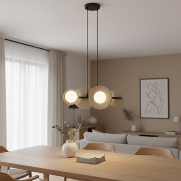 Suspension sur câble MODEL 4xG9/8W/230V beige