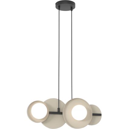 Suspension sur câble MODEL 4xG9/8W/230V beige