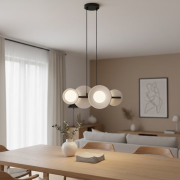 Suspension sur câble MODEL 4xG9/8W/230V blanche