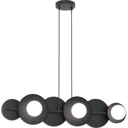 Suspension sur câble MODÈLE 6xG9/8W/230V noir