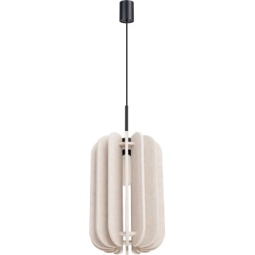 Suspension sur câble MULA 1xE27/15W/230V Ø 27 cm crème