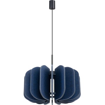 Suspension sur câble MULA 1xE27/15W/230V Ø 45 cm bleu
