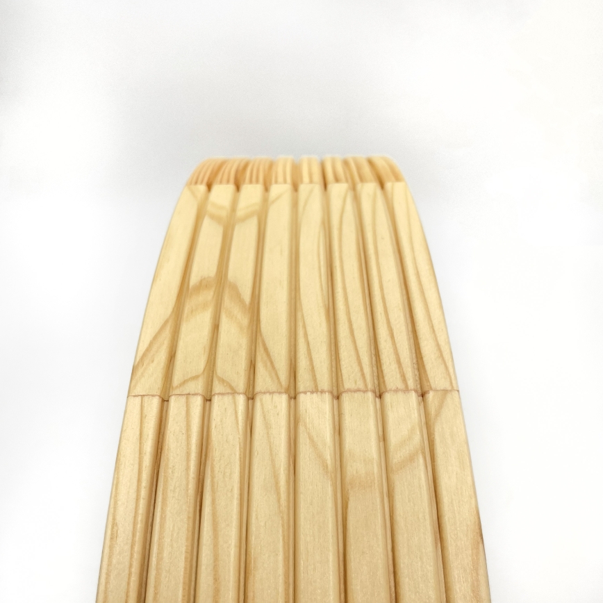Suspension sur câble NATURAL MODERN 3xE27/15W/230V Ø 47,5 cm en pin