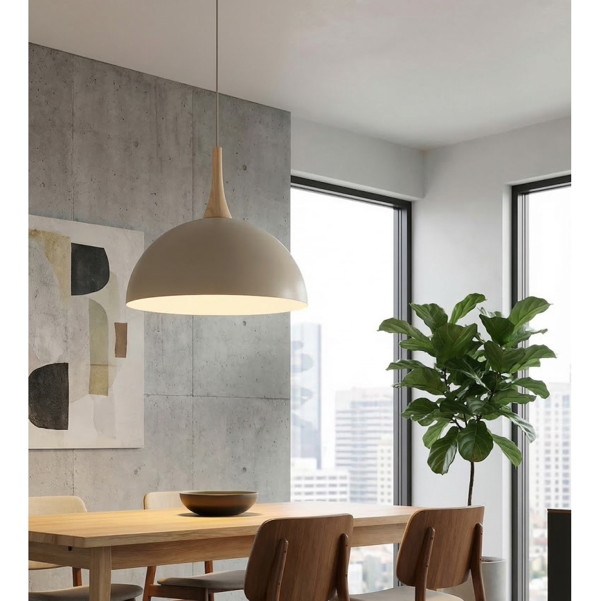Suspension sur câble NAUTICA 1x douille GX53/12W/230V, beige