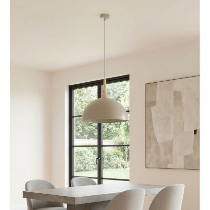 Suspension sur câble NAUTICA 1x douille GX53/12W/230V, beige
