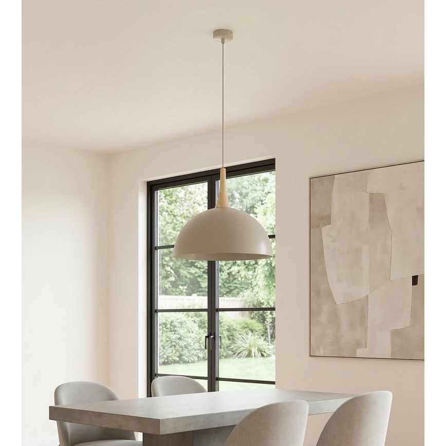 Suspension sur câble NAUTICA 1x douille GX53/12W/230V, beige