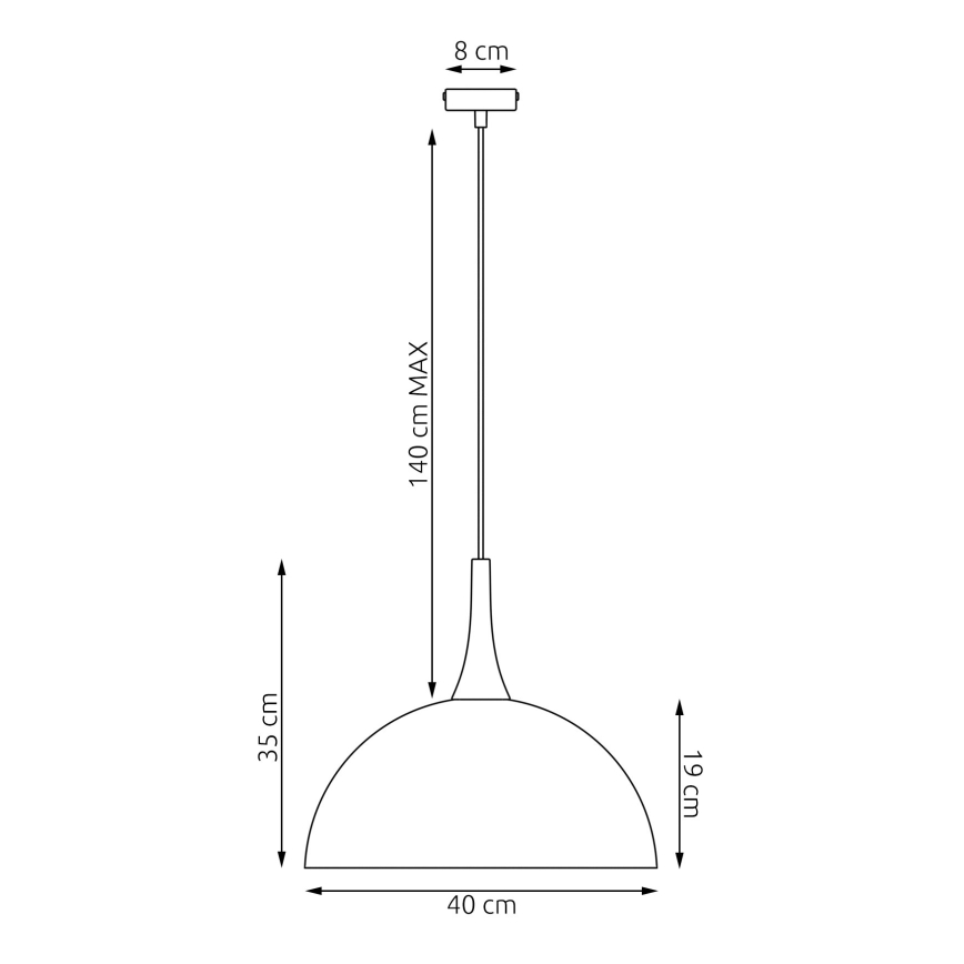 Suspension sur câble NAUTICA 1x douille GX53/12W/230V, beige