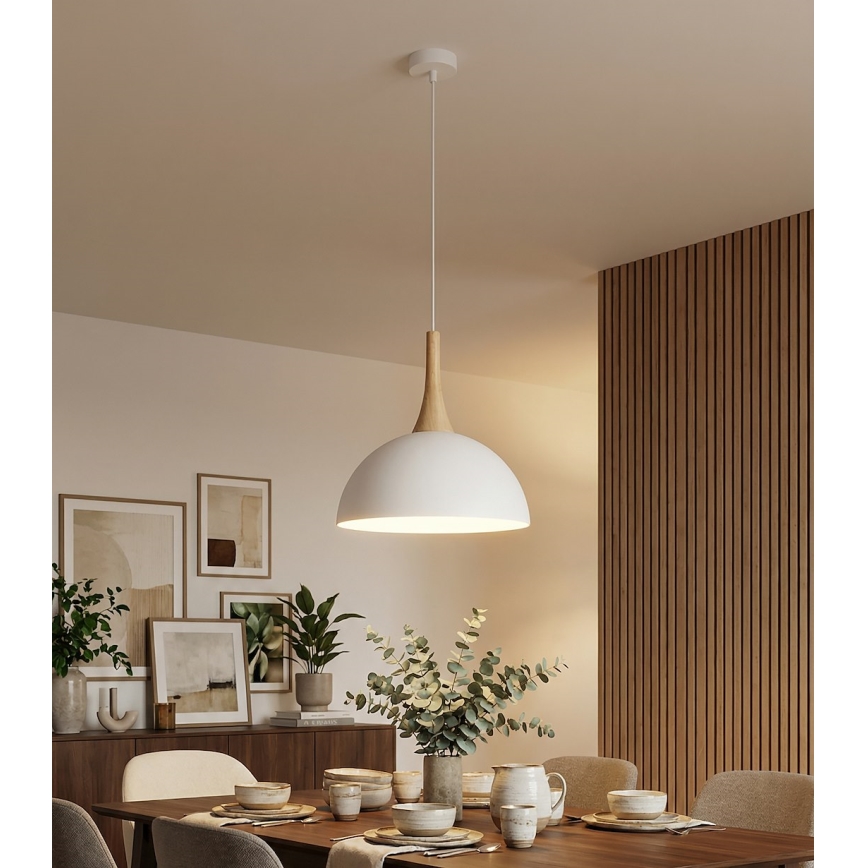 Suspension sur câble NAUTICA 1xGX53/12W/230V blanche