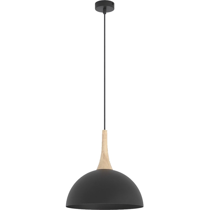 Suspension sur câble NAUTICA 1xGX53/12W/230V, noir