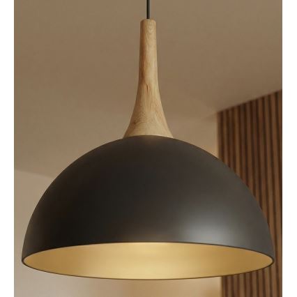 Suspension sur câble NAUTICA 1xGX53/12W/230V, noir