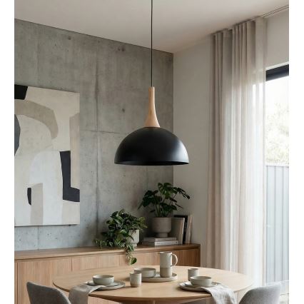 Suspension sur câble NAUTICA 1xGX53/12W/230V, noir