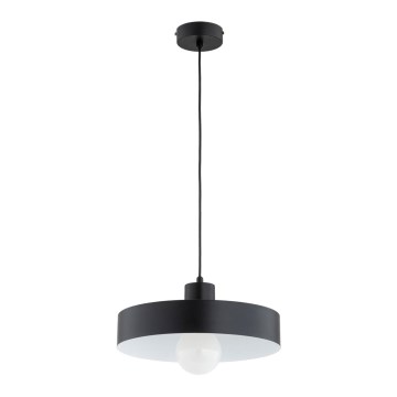 Suspension sur câble NEVERA 1xE27/15W/230V noire