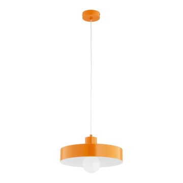 Suspension sur câble NEVERA 1xE27/15W/230V orange