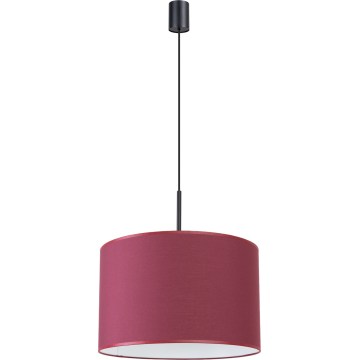 Suspension sur câble NEVIA 1xE27/15W/230V Ø 40 cm rouge