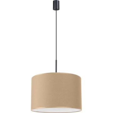 Suspension sur câble NEVIA 1xE27/15W/230V Ø 40 cm taupe