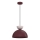 Suspension sur câble NEVIS 1xE27/15W/230V Ø 29 cm bordeaux