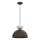 Suspension sur câble NEVIS 1xE27/15W/230V Ø 29 cm marron