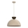 Suspension sur câble NEVIS 1xE27/15W/230V Ø 38 cm beige