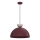 Suspension sur câble NEVIS 1xE27/15W/230V Ø 38 cm bordeaux