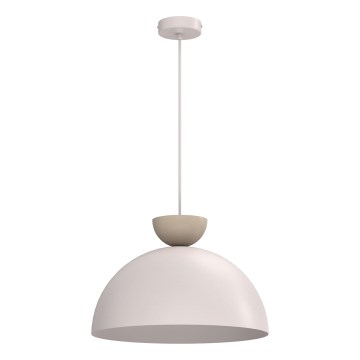 Suspension sur câble NEVIS 1xE27/15W/230V Ø 38 cm crème
